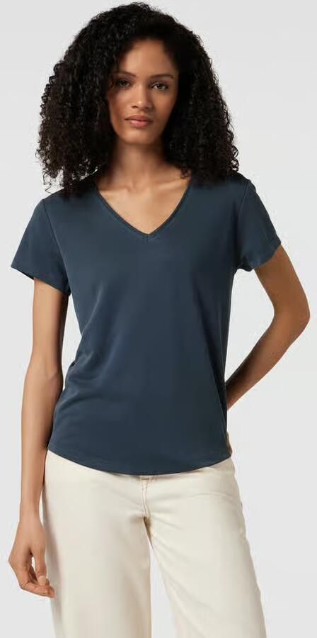 MbyM T-shirt met V-hals model 'Luvanna' - Foto 4