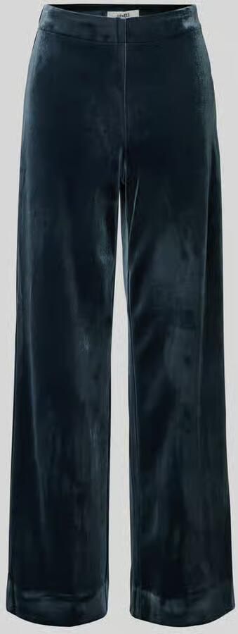 MbyM Wide leg stoffen broek in fluweellook model 'Kelita' - Foto 2