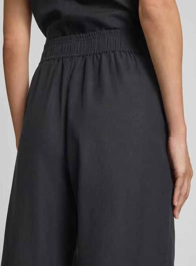 MbyM Wide leg stoffen broek met elastische band model 'Asaka'