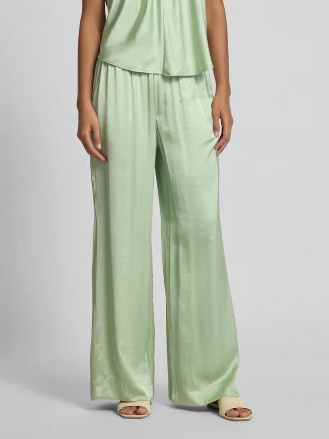 MbyM Wide leg stoffen broek met elastische band model 'Asaka' - Foto 2