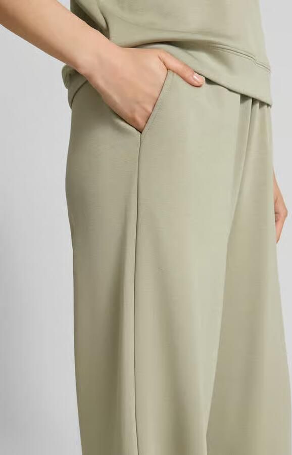 MbyM Wide leg stoffen broek met steekzakken model 'Asaka'
