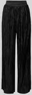 MbyM Wide leg stoffen broek met structuurmotief model 'Asaka'