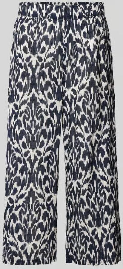 MbyM Wide leg stoffen broek met verkort model 'Anjelica' - Foto 2