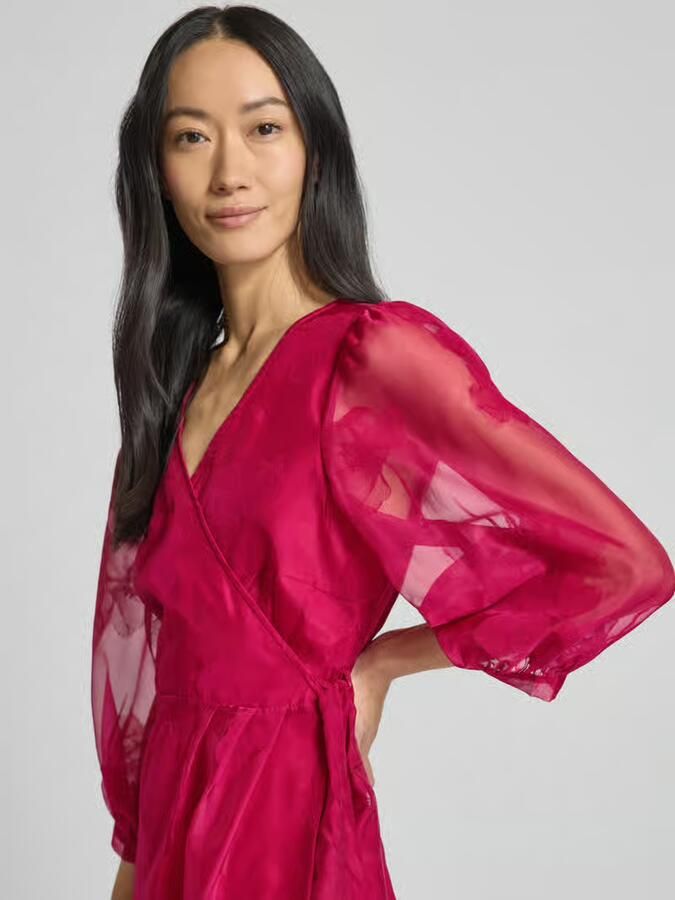 MbyM Wikkeljurk met 3 4-mouwen model 'Dovie'