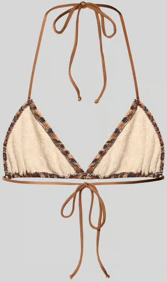 MC2 Saint Barth Bikini-bovendeel met vetersluiting model 'LEAH' - Foto 2