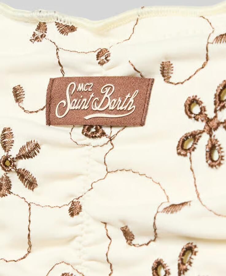 MC2 Saint Barth Bikinibroekje met all-over bloemenmotief stitching model 'MIAMI'