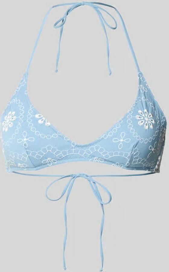 MC2 Saint Barth Bikinitop met stitchings en vetersluiting model 'HESPERA' - Foto 2