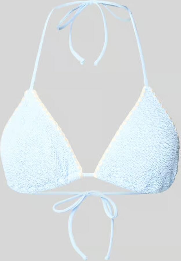 MC2 Saint Barth Bikinitop met structuurpatroon en vetersluiting model 'LEAH' - Foto 2