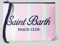 MC2 Saint Barth Make-uptasje met label- en statementprint model 'ALINE'