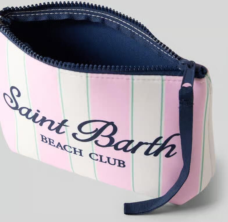 MC2 Saint Barth Make-uptasje met label- en statementprint model 'ALINE' - Foto 2