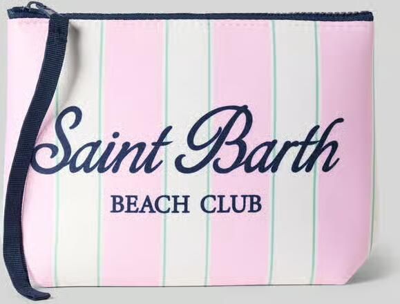 MC2 Saint Barth Make-uptasje met label- en statementprint model 'ALINE' - Foto 3