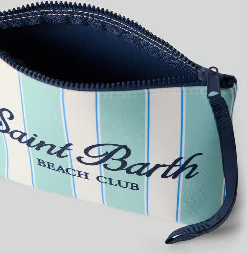MC2 Saint Barth Make-uptasje met label- en statementprint model 'ALINE'
