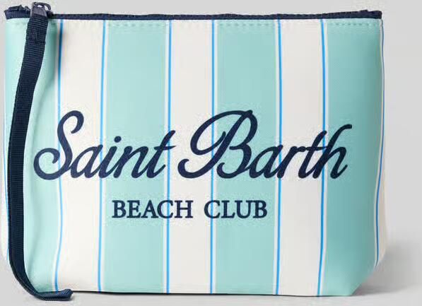 MC2 Saint Barth Make-uptasje met label- en statementprint model 'ALINE' - Foto 2