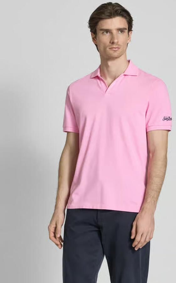MC2 Saint Barth Regular fit poloshirt met V-hals model 'CHARLES' - Foto 2