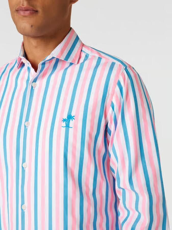 MC2 Saint Barth Regular fit vrijetijdsoverhemd met streepmotief model 'PAMPLONA'