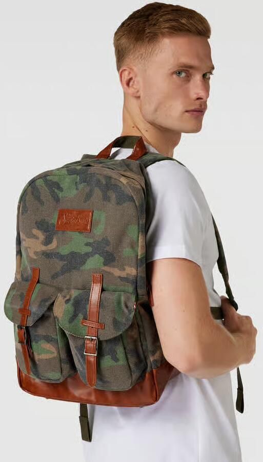 MC2 Saint Barth Rugzak met camouflagemotief model 'CODY' - Foto 4