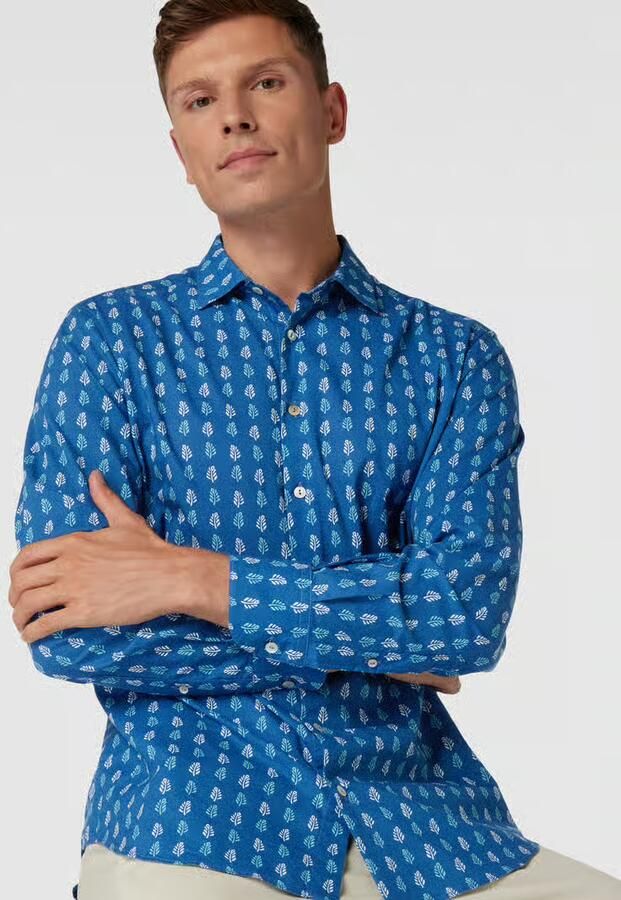 MC2 Saint Barth Shirt met all-over bloemenmotief model 'SIKELIA'