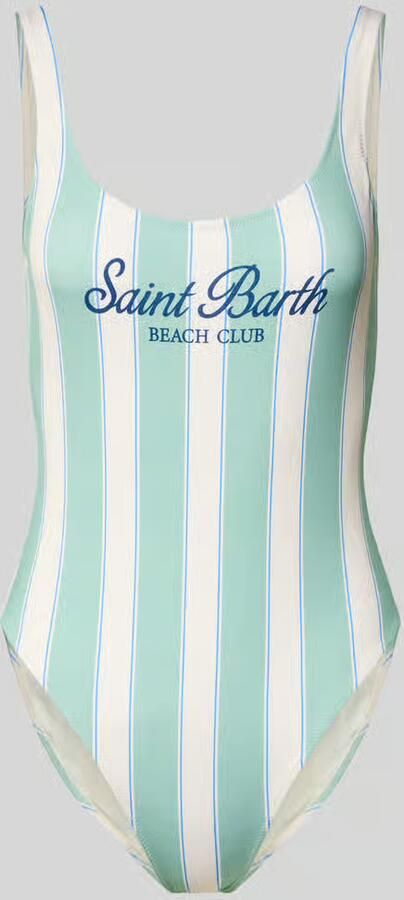 MC2 Saint Barth slim fit badpak met logoprint model 'Lora' - Foto 2