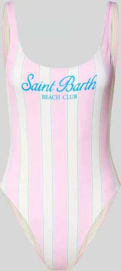 MC2 Saint Barth slim fit badpak met logoprint model 'Lora' - Foto 2