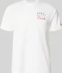 MC2 Saint Barth T-shirt met labelprints model 'PORTLAND'