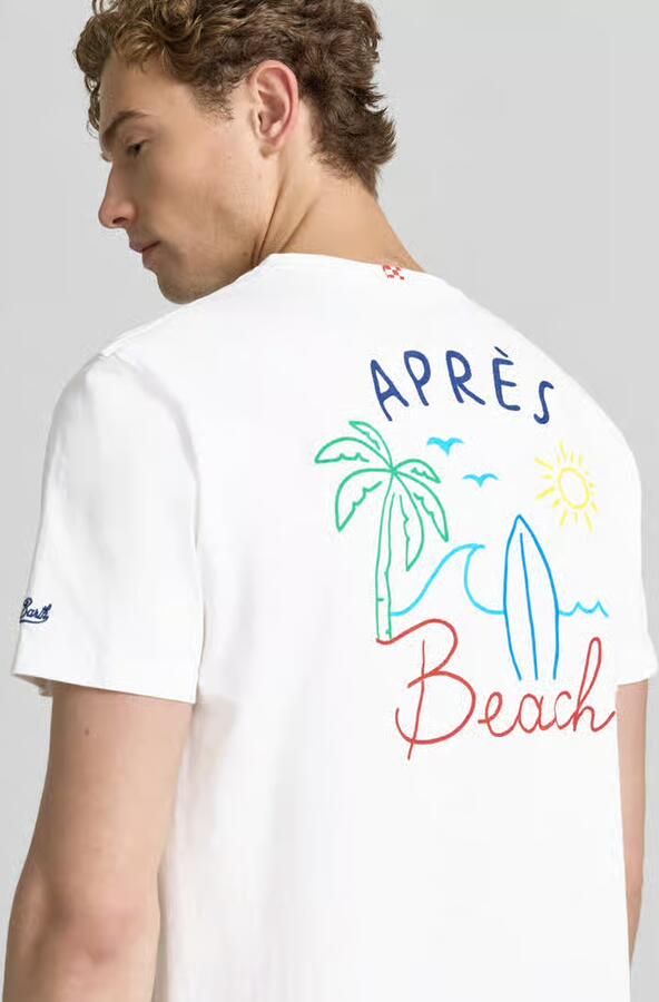MC2 Saint Barth T-shirt met labelprints model 'PORTLAND'