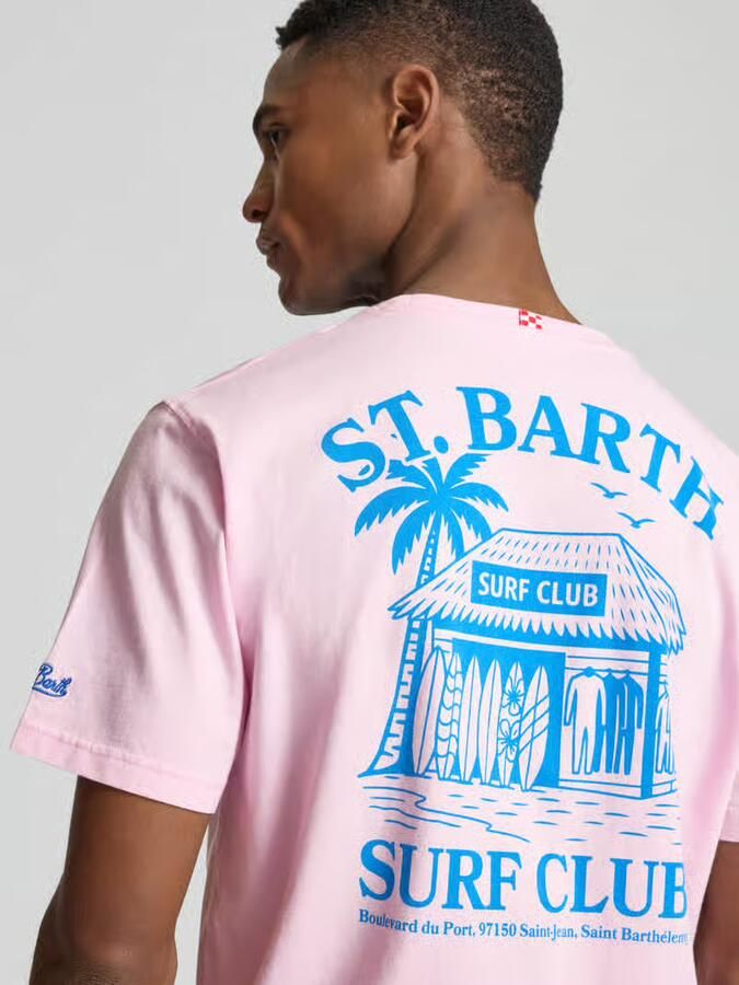 MC2 Saint Barth T-shirt met labelprints model 'PORTLAND'