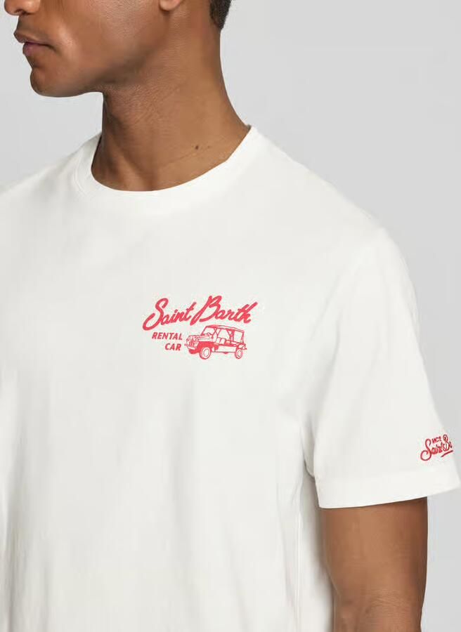 MC2 Saint Barth T-shirt met labelprints model 'PORTLAND'