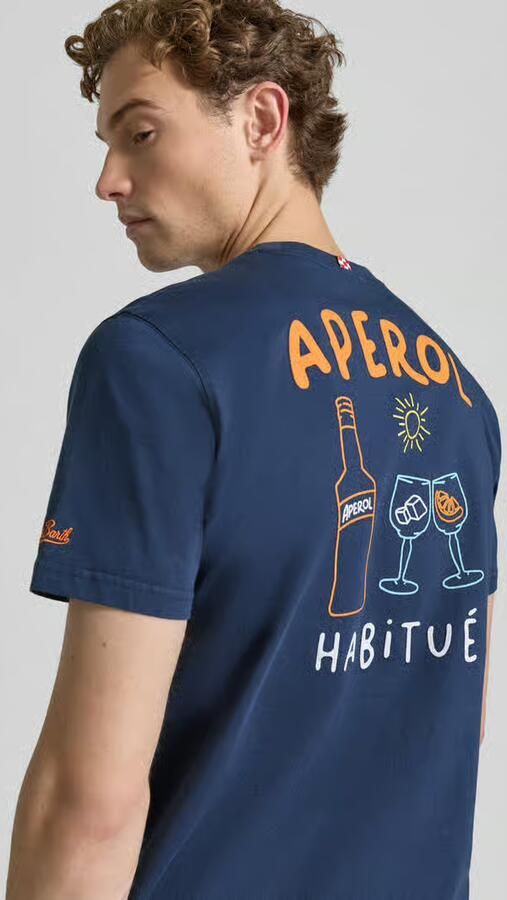 MC2 Saint Barth T-shirt met labelprints model 'PORTLAND'