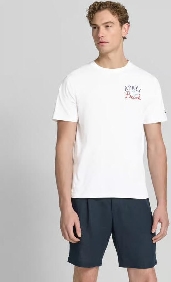 MC2 Saint Barth T-shirt met labelprints model 'PORTLAND' - Foto 2