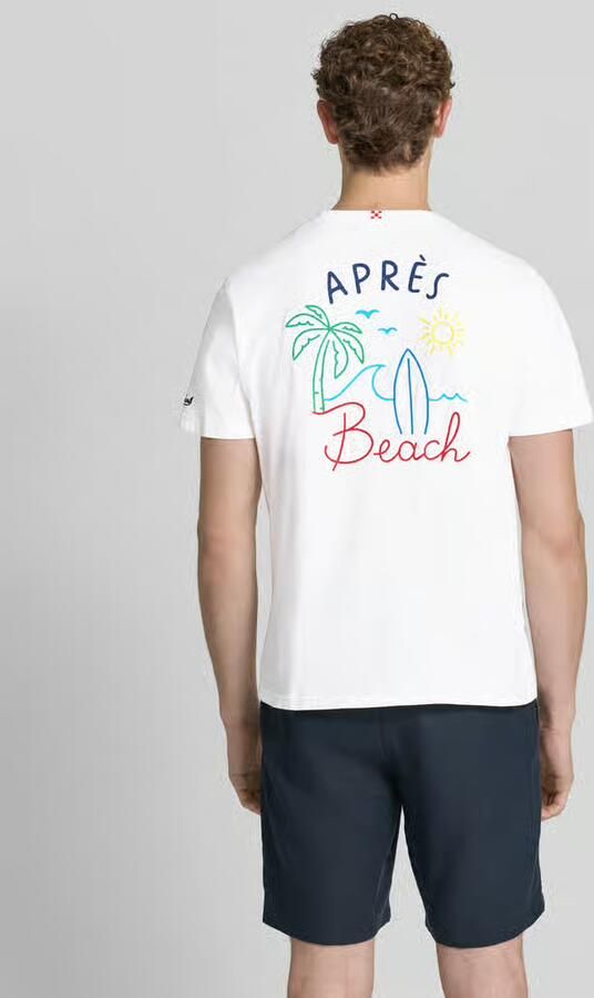 MC2 Saint Barth T-shirt met labelprints model 'PORTLAND' - Foto 3