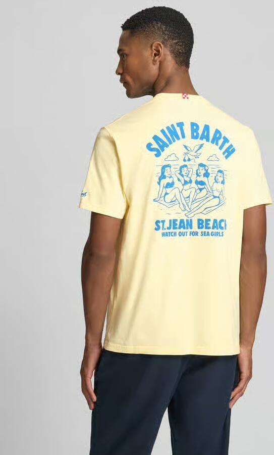 MC2 Saint Barth T-shirt met labelprints model 'PORTLAND'