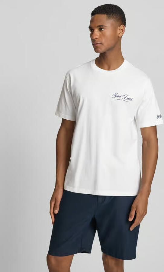 MC2 Saint Barth T-shirt met labelprints model 'PORTLAND' - Foto 4
