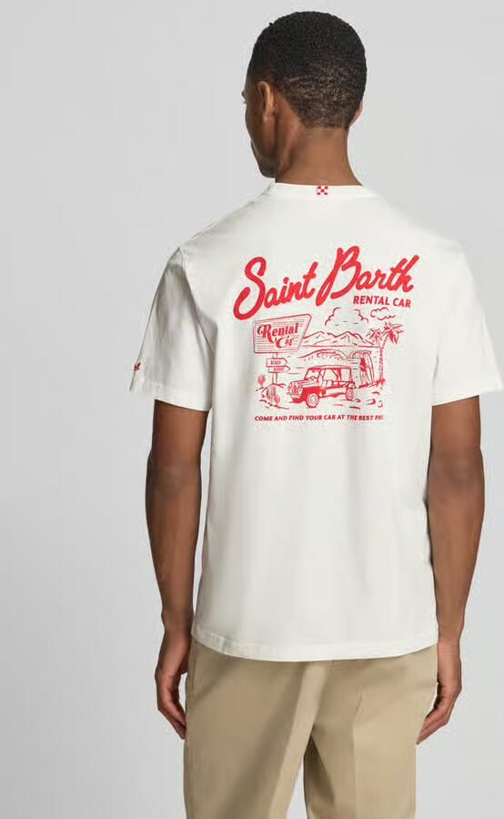 MC2 Saint Barth T-shirt met labelprints model 'PORTLAND' - Foto 2