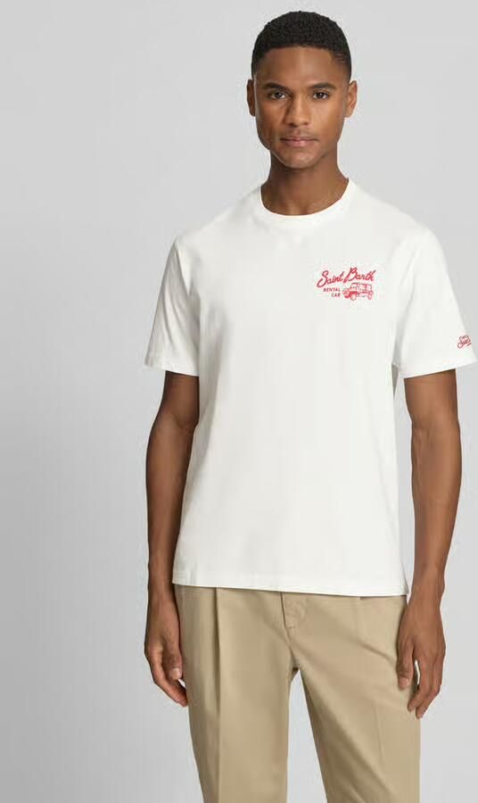 MC2 Saint Barth T-shirt met labelprints model 'PORTLAND' - Foto 3