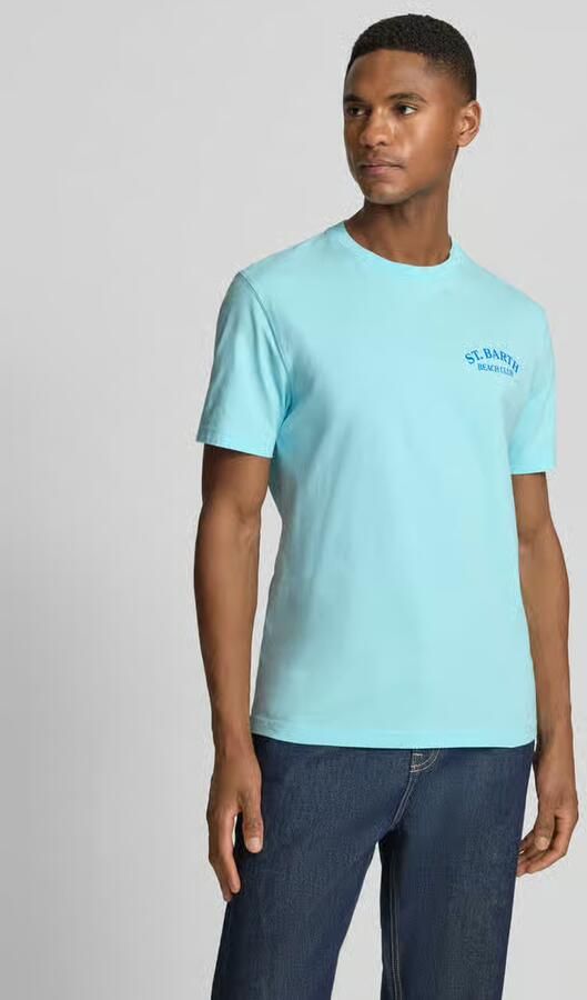 MC2 Saint Barth T-shirt met labelprints model 'PORTLAND' - Foto 4