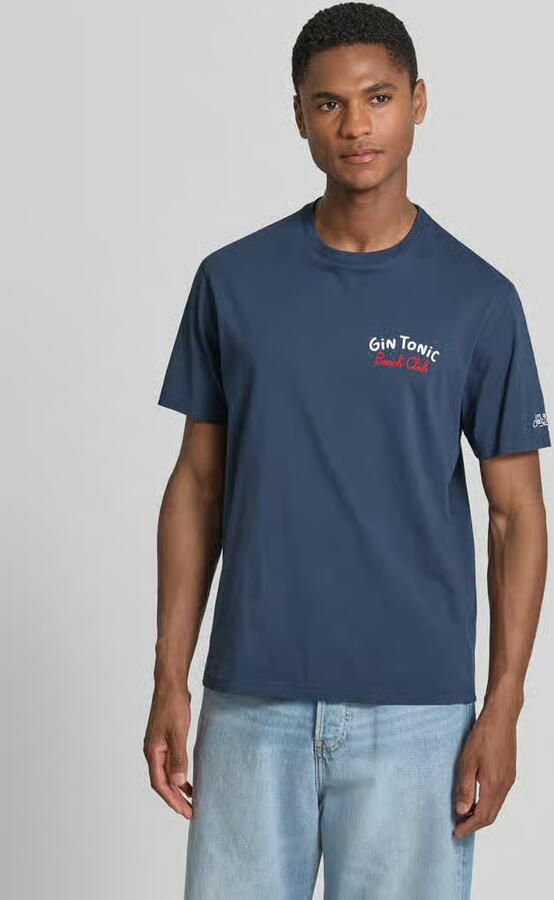 MC2 Saint Barth T-shirt met labelprints model 'PORTLAND' - Foto 3