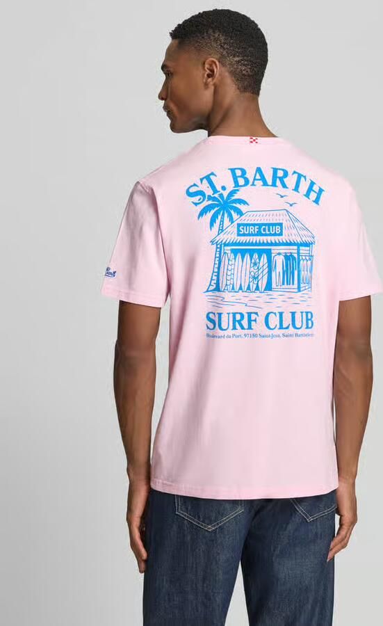 MC2 Saint Barth T-shirt met labelprints model 'PORTLAND'