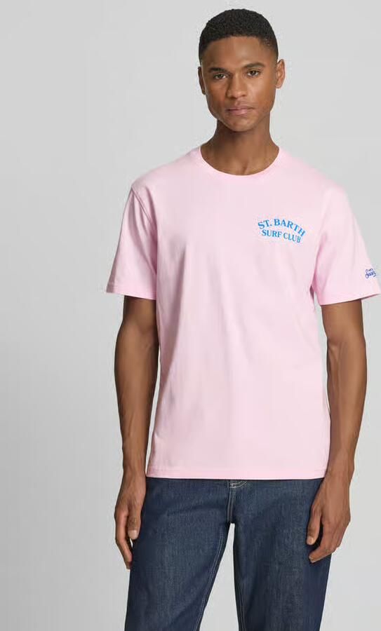 MC2 Saint Barth T-shirt met labelprints model 'PORTLAND' - Foto 4