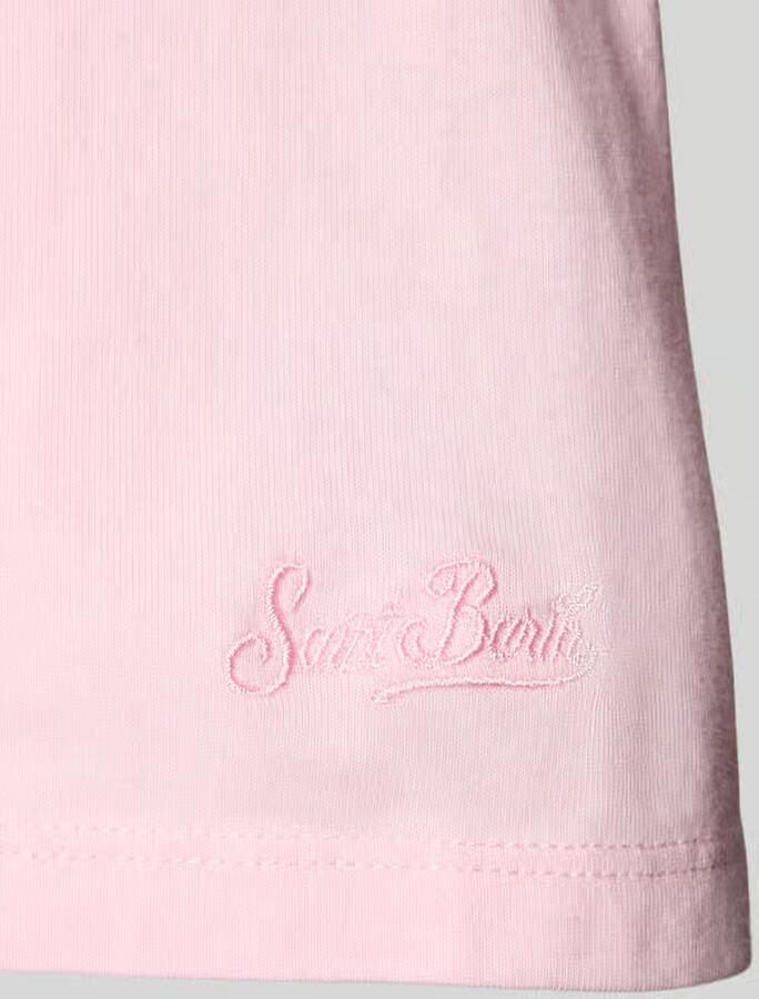 MC2 Saint Barth T-shirt met motief- en statementstitching model 'EMILIE'
