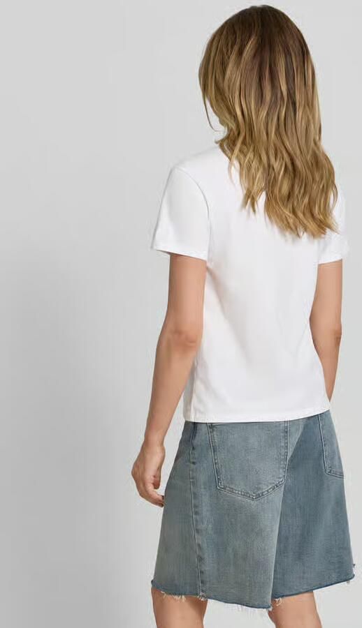 MC2 Saint Barth T-shirt met motief- en statementstitching model 'EMILIE'