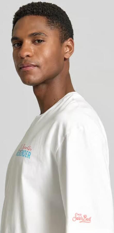 MC2 Saint Barth T-shirt met Statementprint en ronde hals