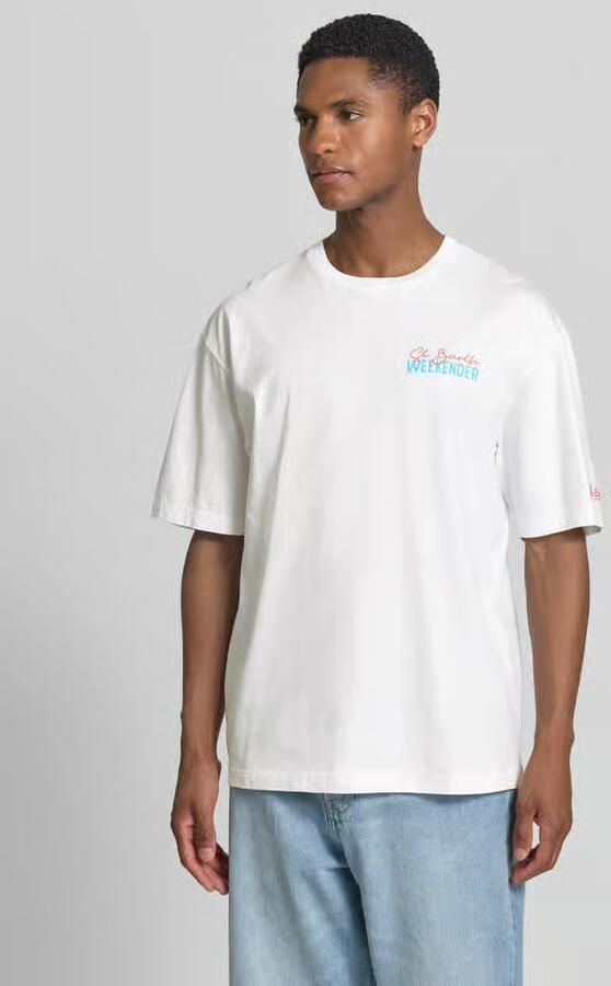 MC2 Saint Barth T-shirt met Statementprint en ronde hals - Foto 3