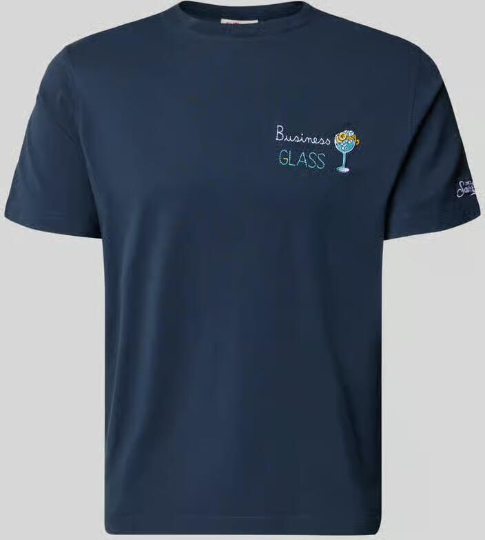 MC2 Saint Barth T-shirt met stitchings model 'PORTOFINO' - Foto 2