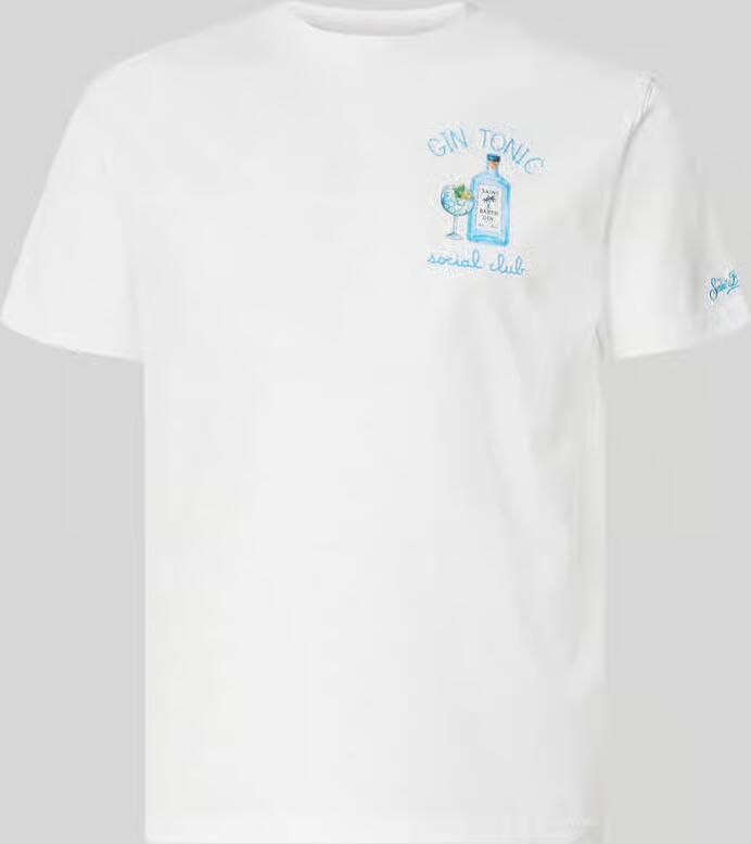 MC2 Saint Barth T-shirt met stitchings model 'PORTOFINO' - Foto 2