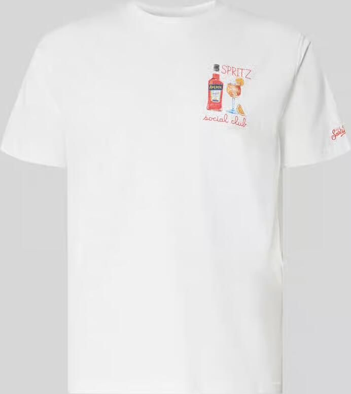 MC2 Saint Barth T-shirt met stitchings model 'PORTOFINO' - Foto 2