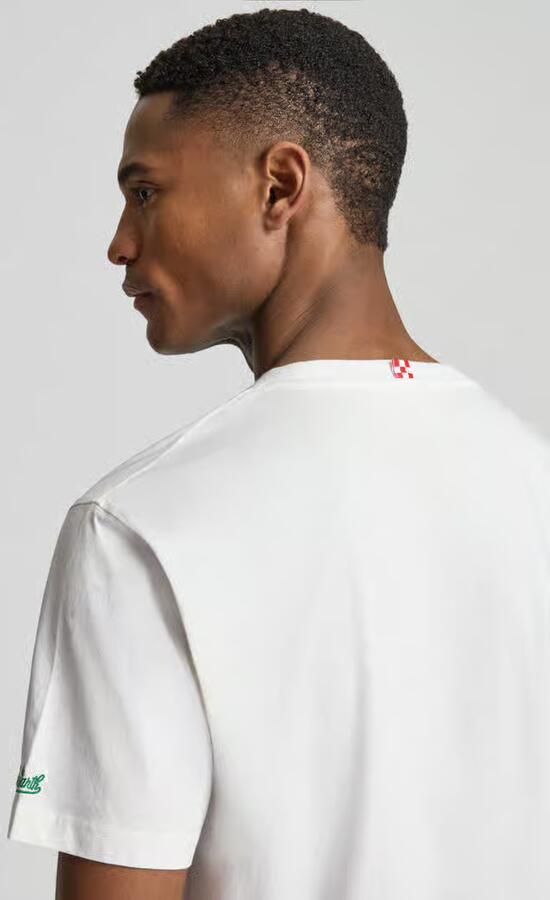 MC2 Saint Barth T-shirt met stitchings model 'PORTOFINO'