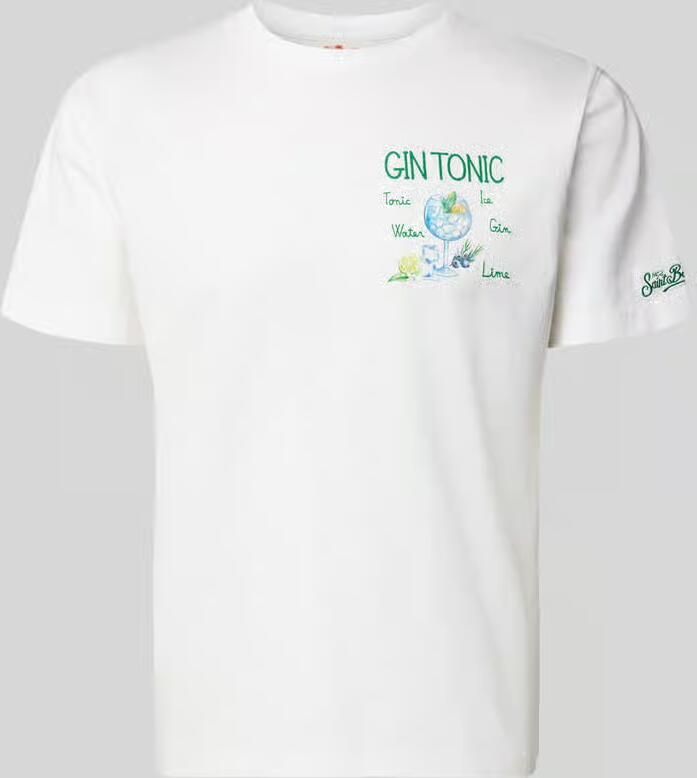 MC2 Saint Barth T-shirt met stitchings model 'PORTOFINO' - Foto 2