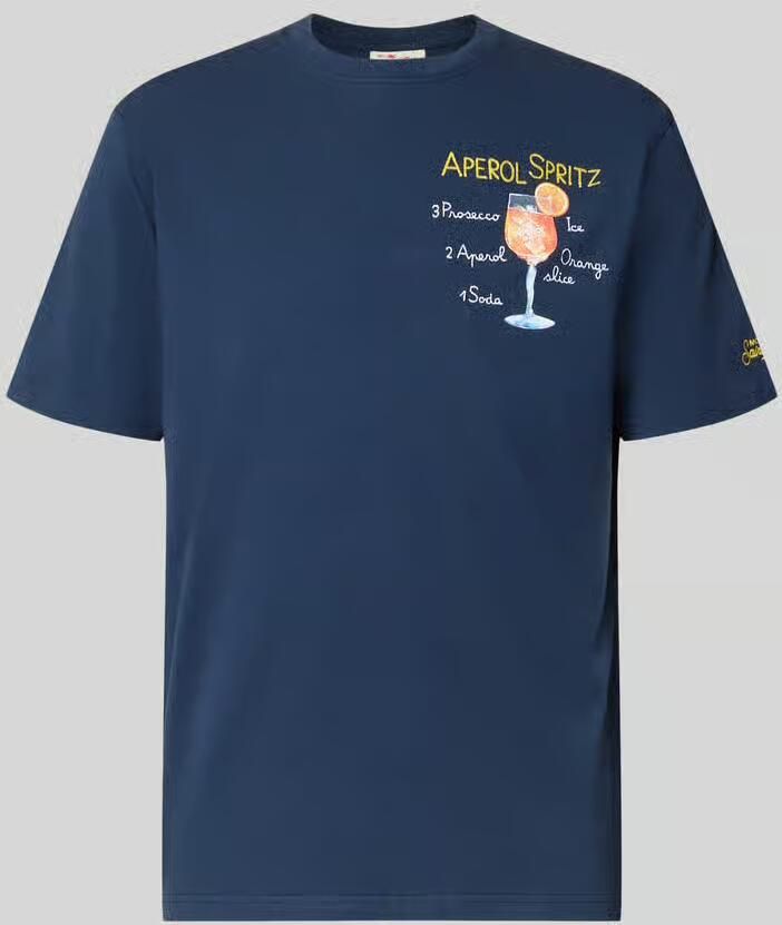 MC2 Saint Barth T-shirt met stitchings model 'PORTOFINO' - Foto 3