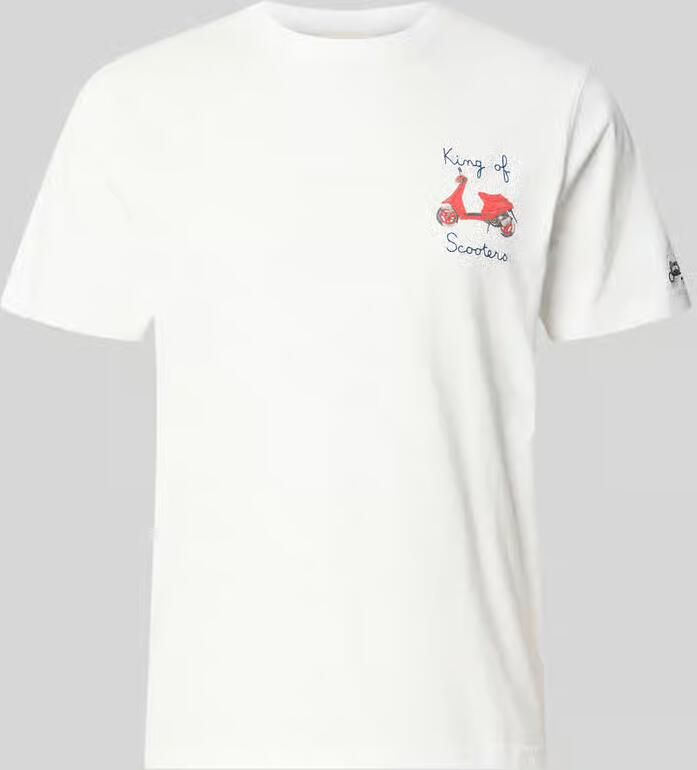 MC2 Saint Barth T-shirt met stitchings model 'PORTOFINO' - Foto 2