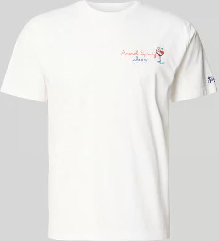 MC2 Saint Barth T-shirt met stitchings model 'PORTOFINO' - Foto 2